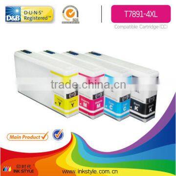 T7891 T7892 T7893 T7894 Compatible ink cartridge for epson Pro WF-4630DWF