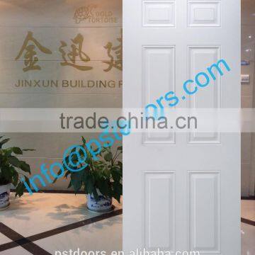 china steel door low prices 6 panel design used for sale