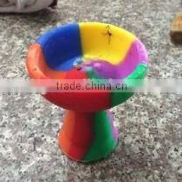 new style colorful silicon rubber hookah shisha bowl