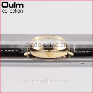 2015 Oulm New Design Wholesale Ladies Wrist Watch Leather Watch photo-4