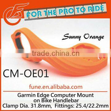 Sunny Orange Garmin Edge Bike Handlebar Mount