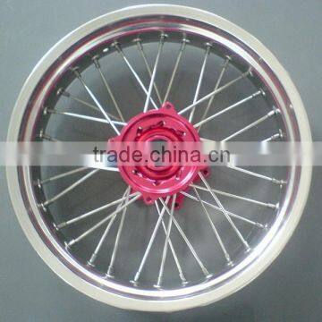 MT5.0 36 Holes Golden and Black Alloy Motorcycle Rims Wheel Rims photo-2