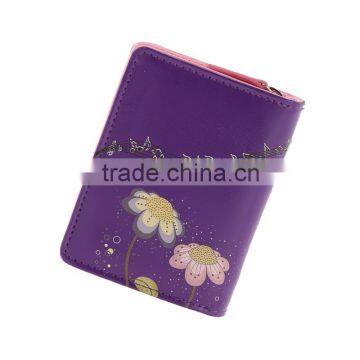 New Design Printed PU Wallets and Purses With Zipper/Wholesale Fashion Gift photo-2