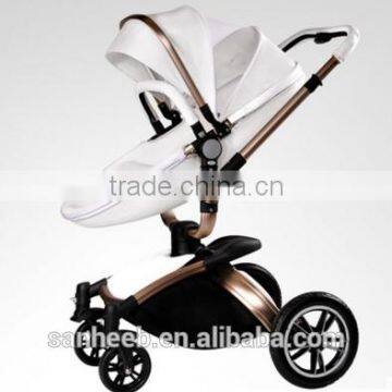 Most popular Stroller Design Egg Complete With the leather material 3-in-1 baby stroller