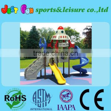 space playground equipment plastic slide