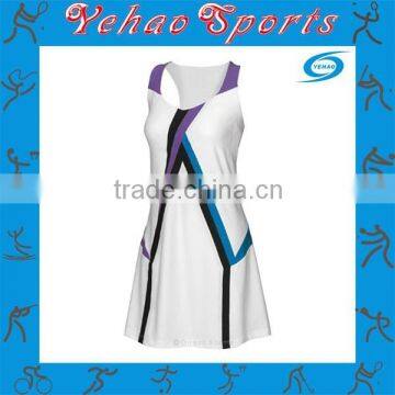 Hot sale fit slim sexy netball dress cheap price China manufacturer