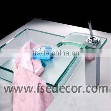 Waterfall Basin Glass Faucet