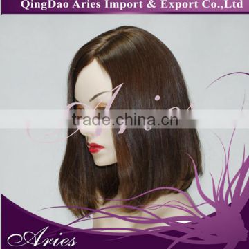 Top grade 5A 100% cheap human hair full lace jewish wig