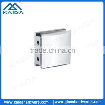 Chrome plate glass to wall fixing glass clamp