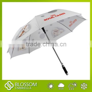 2016 Dog print auto open brand name golf umbrella