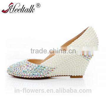 Rhinestone women wedges shoes