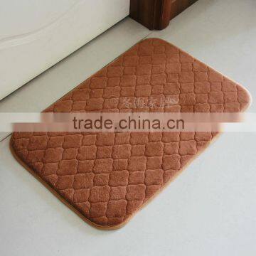 quilting seam non-slip bathroom floor mat floor mat soft DOOR MAT coral fleece floor rugs carpet