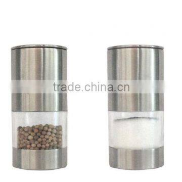 Stainless steel pepper mill, grinding machine, stainless steel salt grinding, multi-purpose black pepper mill