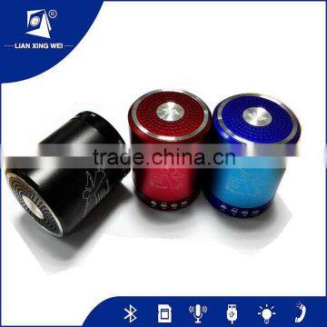 Aluminium bluetooth speaker 500mAh Dual magnet Pulse Stereo Speakers usb aux in