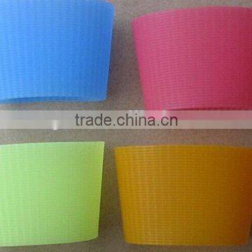 Hot Coffee and Paper Silicone Cup Sleeve With Handle photo-4