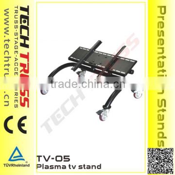 TV05 Plasma TV Stand , TV Bracket Stand With Wheel