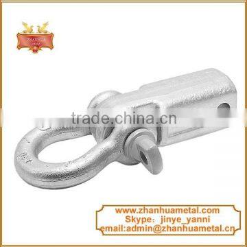 Recovery hitch pin with bow shackle trailer parts