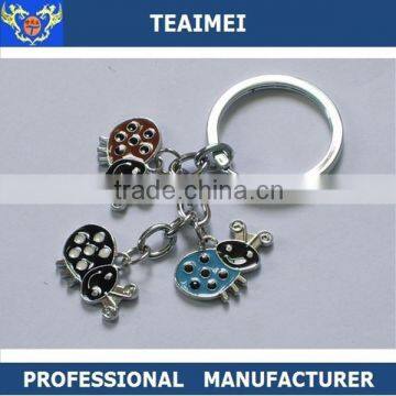New Custom car logo metal material chrome car logo keychains