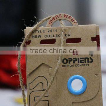 Good Quality Custom Kraft Paper Hangtag and Labels Printing