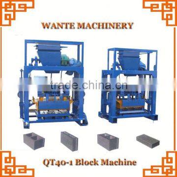 WANTE MACHINERY QT40-1 house plans fully automatic block making machine