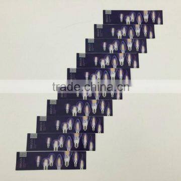 Printed instructions for Led tube