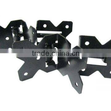 Vinyl Gate Hardware Self-Closing Stainless Steel Adjustable Hinges With Enclosed Spring photo-2