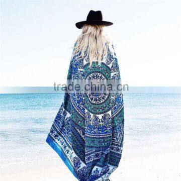 2016 hot selling New Chiffon Shawl Beach Square Towel