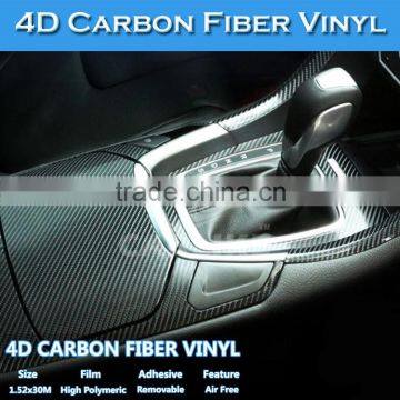 CARLIKE Air Bubble Wholesale Price Green 4D Carbon Fibre Vinyl Wrap photo-6