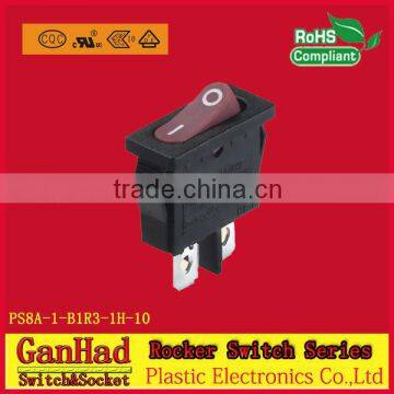 Single Pole Rocket Swtich& 8A 250V Rocker Switch