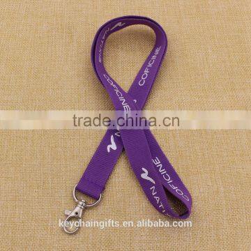 Easy design promotional printed polyester lanyard/ branded lanyard with custom logo