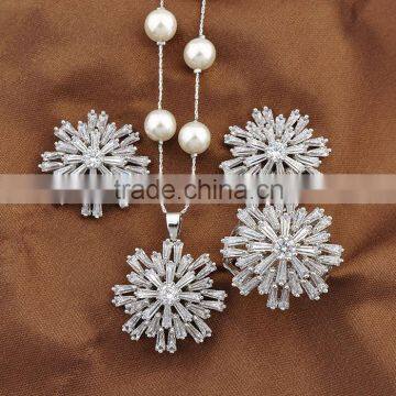 Fine Jewelry Wholesale Snowflake Pendant African Jewelry Sets Beads photo-5
