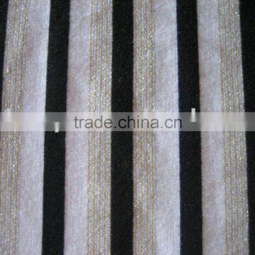 T/R Spandex Jersey Metallic Yarn Dyed Fabric