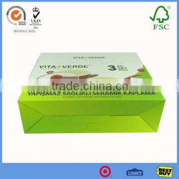 Fashion OEM design full manufacturers paper small color printing high quality folding corrugated carton packing box