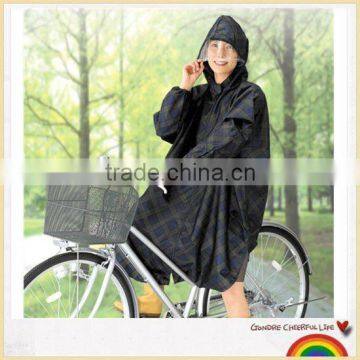 Fashionable patterns rain poncho