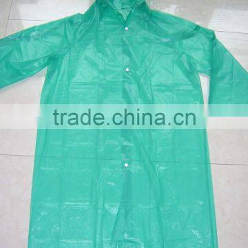 Adult clear plastic advertising peva raincoat