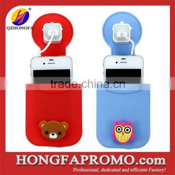 Mobile phone charging holder silicone phone holder