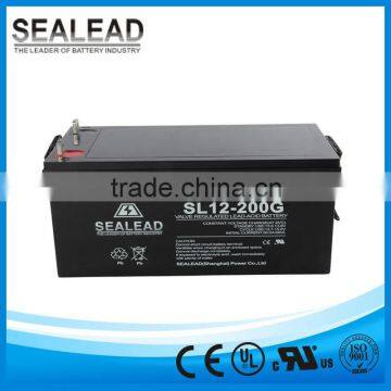 Solar Panel GEL Battery 12V 200Ah for Solar System Power Storage Battery