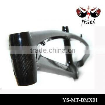 High quality and durable 20 carbon fiber bmx bike frame carbon fiber mountain bike frame and cheap bike frames