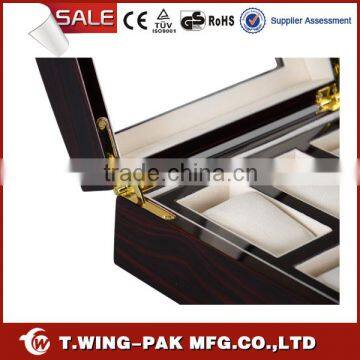 Customized, Made in China, for 6 Watches' Storage and Display, Wooden, Velvet Watch Box photo-4