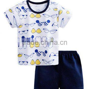 2016 Boys Summer cotton 2 pcs set