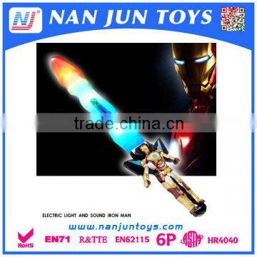 2016 popular kids toy ninja sword with light and sound