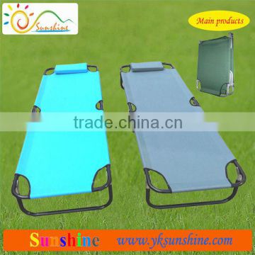 Cheap metal folding bed with pillow