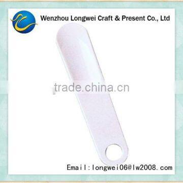 logo custom blank plastic telescopic shoehorn/shoe horn wholesale