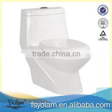 High quality one piece p trap wc toilet and water closet