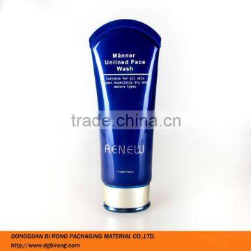 120ml Oval Plastic Cosmetic Face Wash Packaging Tube