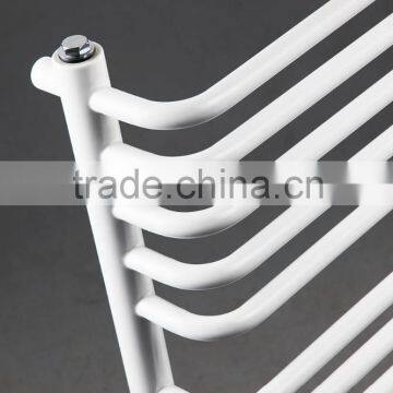 Elegant curved towel rails