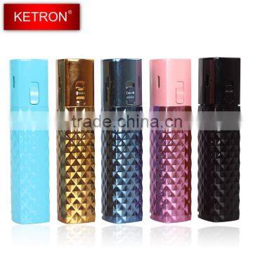 Stylish Lipstick 2600mAh RoHS Power Bank for Recorder Pen