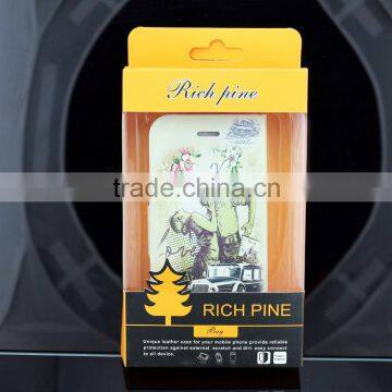 2015 Wholesale High Quality Fashion Custom Leather Mobile Phone Case For Iphone 6G With Car and Human Printing photo-3