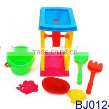 Beach Toys Deluxe Playset for Kids Plastic Bucket Sand Shovel Set photo-4