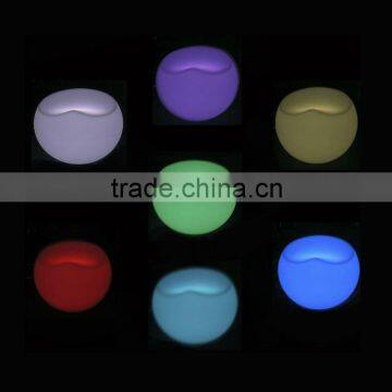 TOP Sale Color Changing Plastic Garden LED Chair